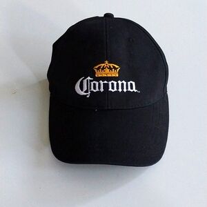 Corona Cerveza  Logo Black Baseball Hat
